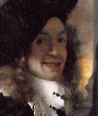 The Procuress (detail) a self-portrait of Vermeer? | Vermeer paintings ...