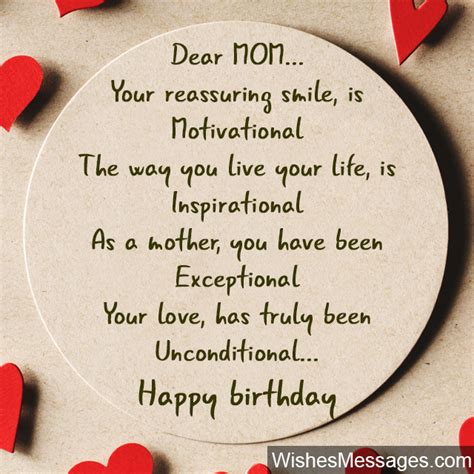 Birthday Poems for Mom – WishesMessages.com