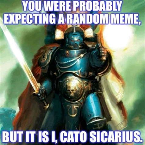 It is I, Cato Sicarius!