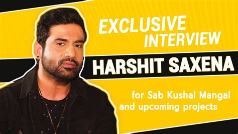 Haal-E-Dil Singer Harshit Saxena Exclusive Interview | Celeb Mode - YouTube