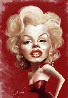Marilyn Monroe by Eugeni Llopart | Caricaturas, Caricatura, Drawing