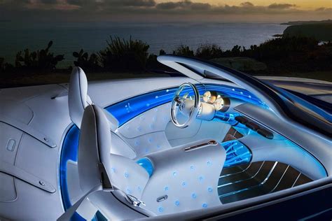 2017 vision mercedes-maybach 6 cabriolet interior night | AUTOBICS