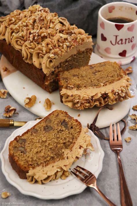 Coffee Walnut Loaf Cake! - Jane's Patisserie