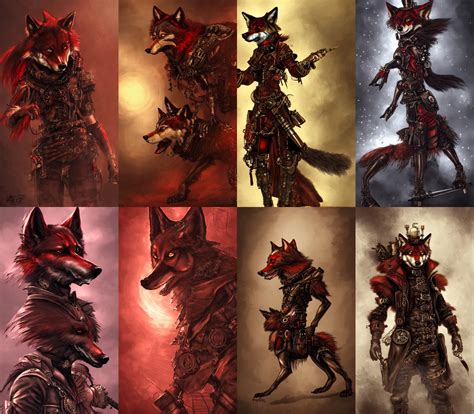 steampunk red wolf, concept art, dramatic, fantasy, | Stable Diffusion | OpenArt