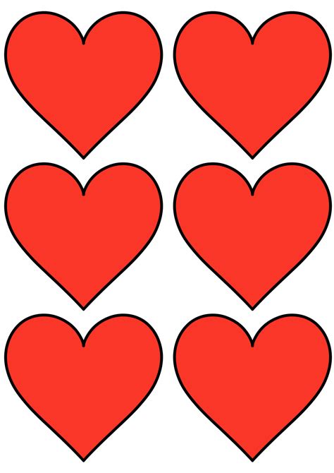 12 free printable heart templates cut outs freebie finding mom ...