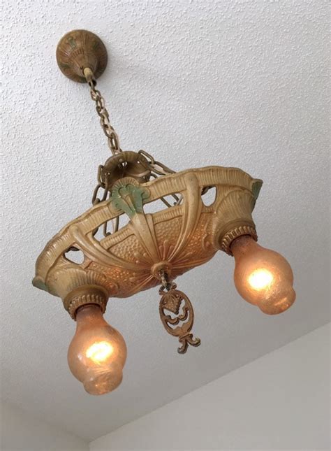 Antique Stained Glass Hanging Light Fixtures : Light Ceiling Antique ...