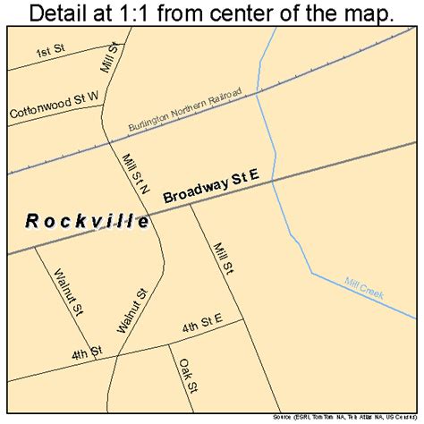 Rockville Minnesota Street Map 2755078