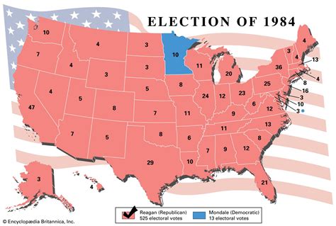 1984 Presidential Election Map