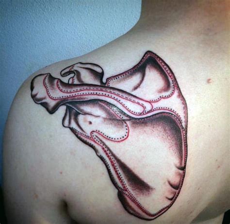 70 Bone Tattoo Designs For Men - Skeletal Ink Ideas