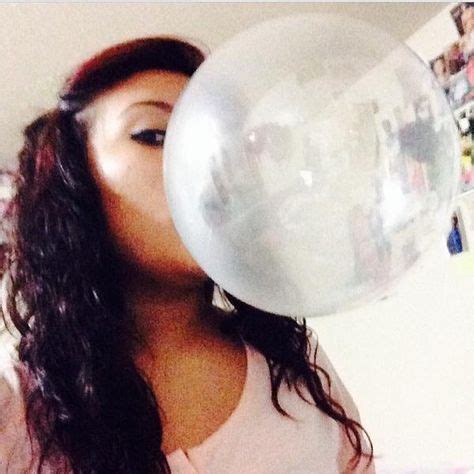 chicksblowingbubbles: OMG, my bubble is as big as my head. Biggest bubblegum bubble ever ...