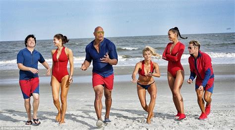 Dwayne The Rock Johnson shares official photo for new Baywatch movie | Daily Mail Online