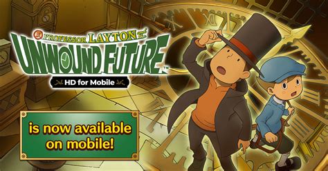 Professor Layton and the Unwound Future HD for Mobile