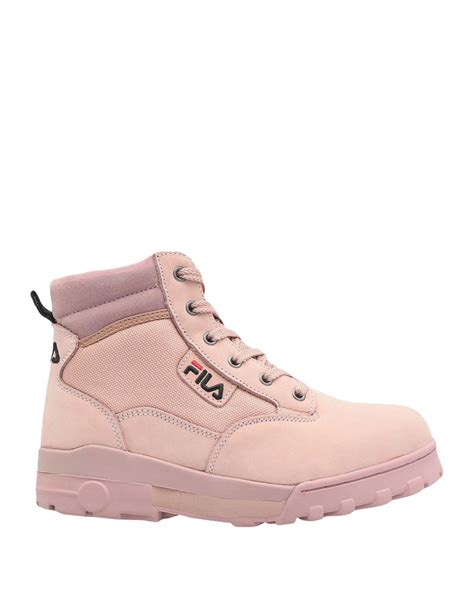 Fila Leather High-tops & Sneakers in Pastel Pink (Pink) - Lyst