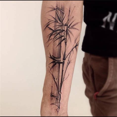 Sketchy bamboo tattoo - Tattoogrid.net