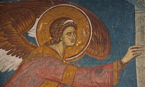 Archangel Gabriel from the Annunciation | Paint icon, Hagia sophia, New art