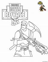 Fortnite Battle Royale Coloring page Printable sketch template