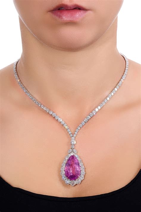 Pink sapphire and diamond necklace | Important Jewels | 2022 | Sotheby ...