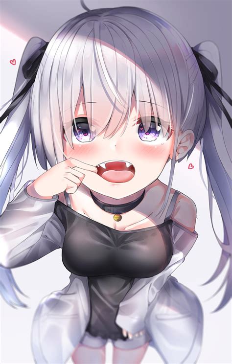 Cute fangs [Original] : r/awwnime