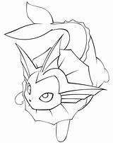 Pokemon Vaporeon Coloring Pages  Home sketch template