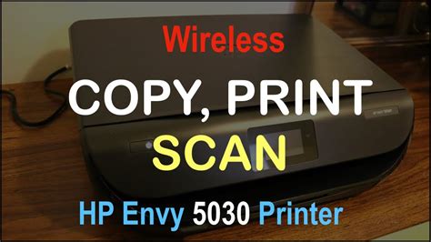 How to COPY, PRINT & SCAN with HP Envy 5030 all-in-one Printer review ...