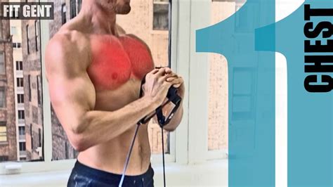 11 Resistance Band Chest Exercises - NO ATTACHING - YouTube