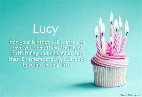 Happy Birthday Lucy pictures congratulations.