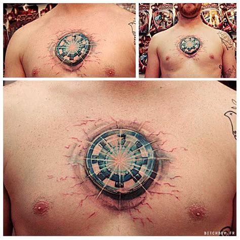 Iron Man Arc Reactor Tattoo