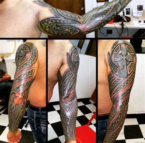 Top 43 Celtic Sleeve Tattoo Ideas - [2021 Inspiration Guide]