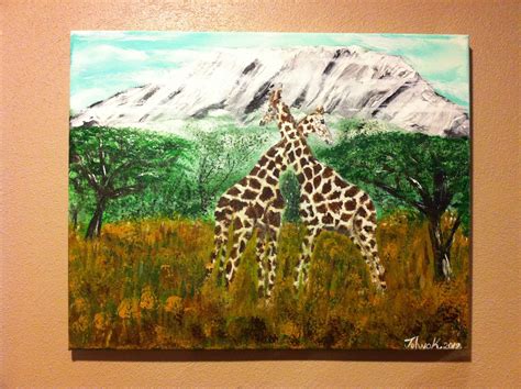Another painting inspired by trip to Africa! | Painting, Trip, Art