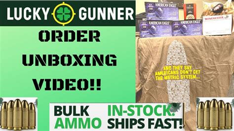 Lucky Gunner Ammo Order Unboxing! - YouTube