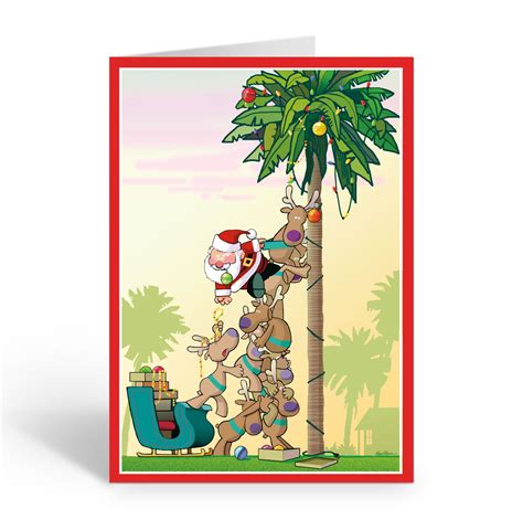 Christmas Palm Holiday Card - 18 Funny Tropical Christmas Cards ...