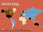 PPT - World Map Pinboard Design Ideas for Travel Inspiration PowerPoint ...