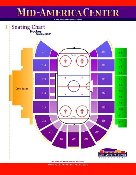 mid america center council bluffs seating chart | Brokeasshome.com