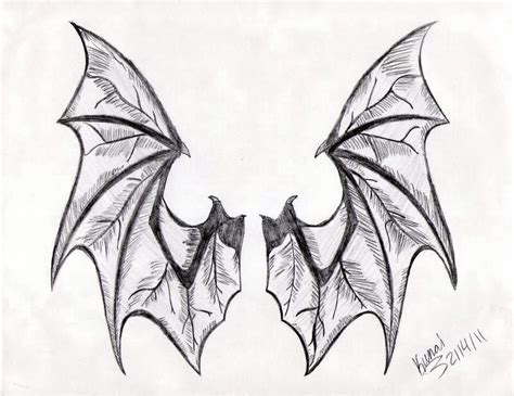 Bat wings drawing | Wings tattoo, Wings drawing, Wing tattoo designs