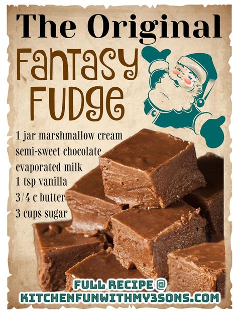 Fantasy Fudge Recipe | Kitchen Fun With My 3 Sons