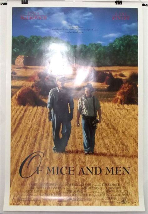 OF MICE AND MEN - JOHN STEINBECK / GARY SINESE - ORIGINAL USA 1SH | Of mice and men, Movie ...