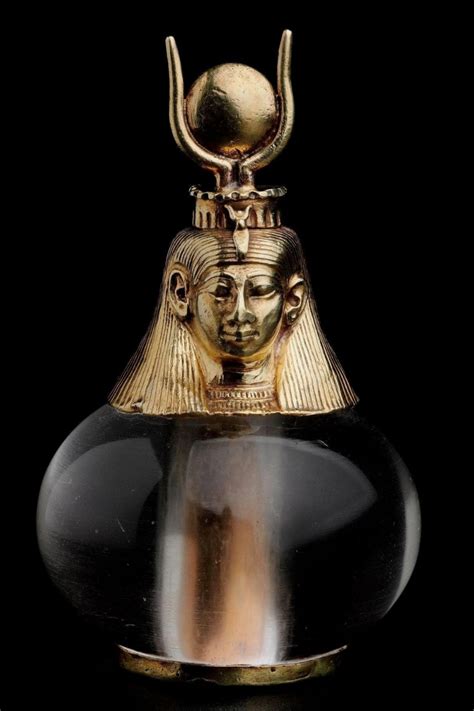 Hathor-headed gold and crystal pendant ... | Egyptian goddess, Boston museum of fine arts, Egyptian