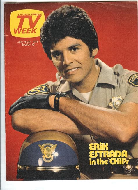 Chicago Tribute TV Week July 1978 CHIPS TV Show Series Erik Estrada ...