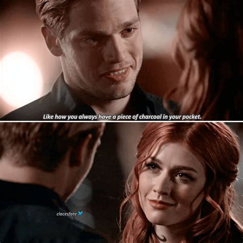 "Clace quote" Clace date | Shadowhunters, Shadow hunters, Clary and jace