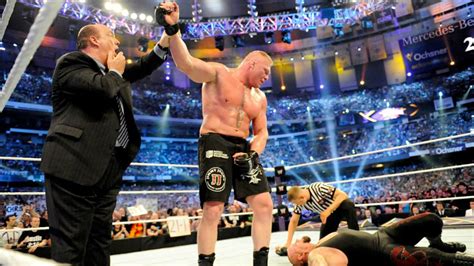 WrestleMania countdown: Brock Lesnar ends The Undertaker's streak | WWE ...