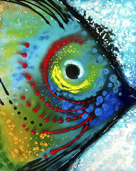 Tropical Fish - Art By Sharon Cummings Painting by Sharon Cummings