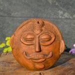 Buy CreateYourTaste Wall Decor Terracotta Clay Masks for Home Interior ...