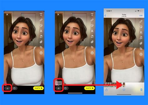 Follow steps 1 to 5 in the Snapchat tutorial to find the cartoon filter Then, once you take your ...