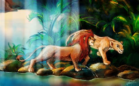 simba and nala - Simba & Nala Wallpaper (35925796) - Fanpop