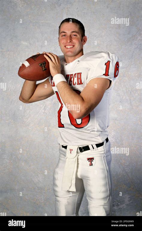 Texas Tech Red Raider quarterback Kliff Kingsbury (16) poses for a ...