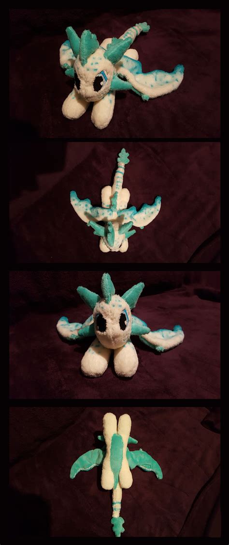 Chibi Plush Ice Dragon by Anais-thunder-pen on DeviantArt