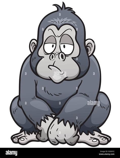 Cartoon gorilla hi-res stock photography and images - Alamy