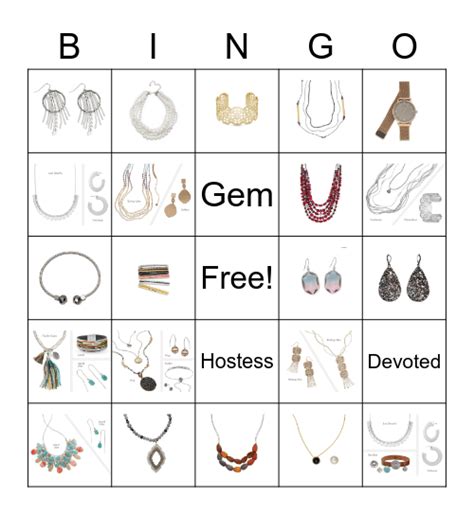 Bling Bingo Card