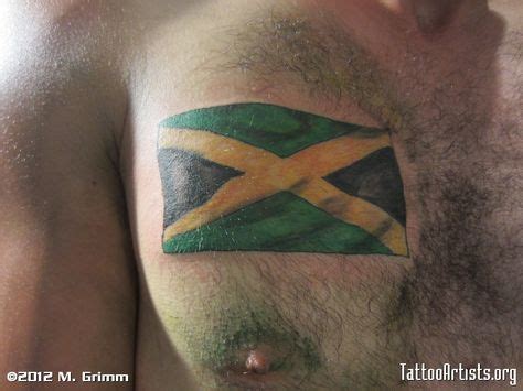 Jamaican Tattoo Jamaican flag (With images) | Jamaican tattoos, Tattoos, Jamaican flag