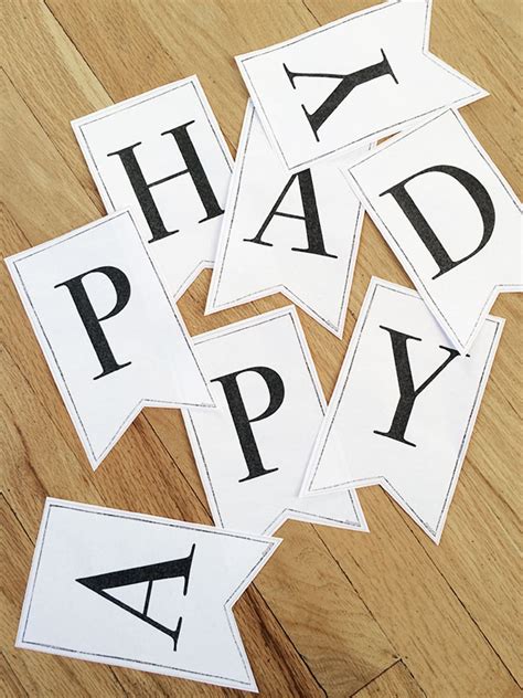 Free Printable Letters For Banners Entire Alphabet